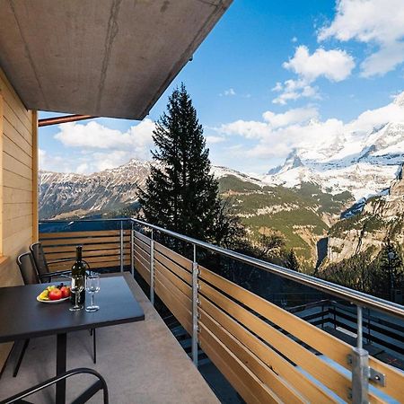 Ferienwohnung Chalet Raufthubel Mürren Exterior foto