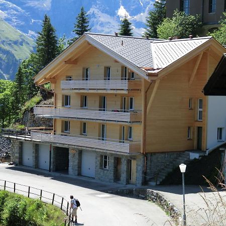 Ferienwohnung Chalet Raufthubel Mürren Exterior foto